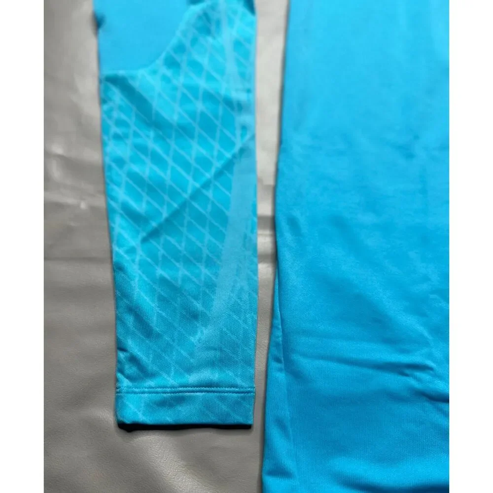 Nike Dri FIT Strike 1/4 Zip Soccer Drill Top Baltic Blue DV9225-416 Men's Medium
